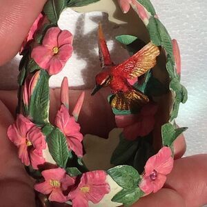 Faberge house red hummingbird egg number PY2575